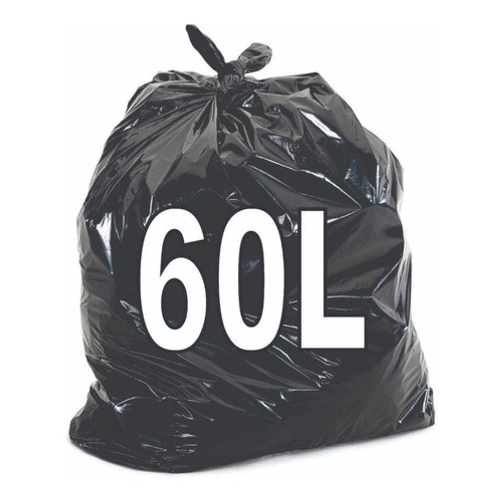 Saco De Lixo 60 Litros 100Un