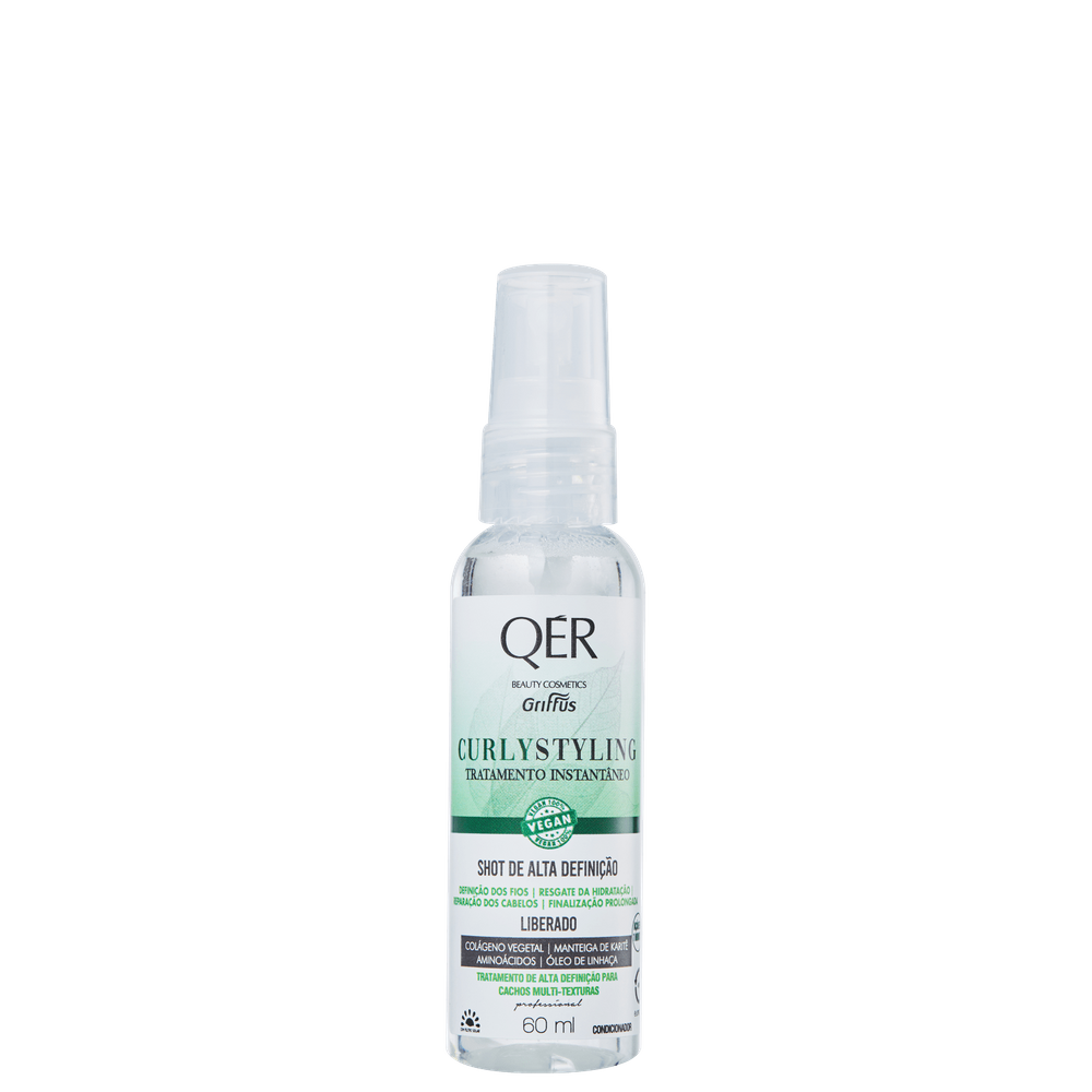 Fluído de Tratamento Griffus QÉR Curlystyling Shot de Alta Definição 60ml
