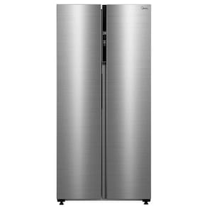 Refrigerador Side by Side 442L Cor Inox Midea