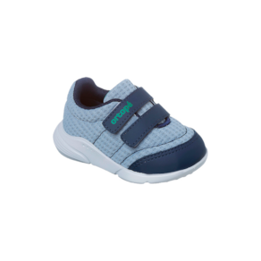 Tênis Infantil Masculino Ortopé Sport Baby Fecho Duplo Azul Jeans