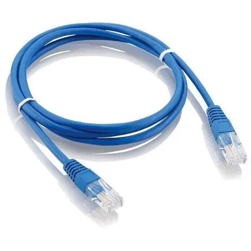 Cabo de Rede e Transmissão de dados Cat6 1.5m Azul