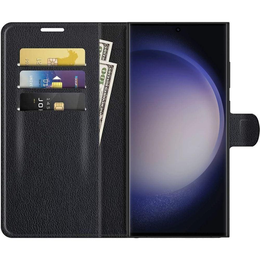 Capa Capinha Carteira Danet Para Galaxy S23 Ultra Case Couro