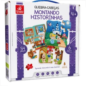 Quebra-Cabeca Montando Historinhas  2129 Brincadeira De Crianca