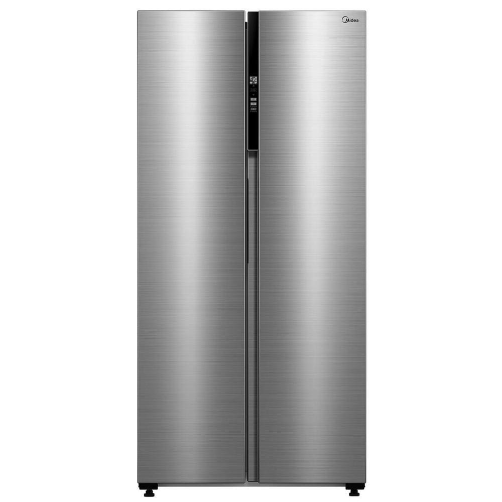Refrigerador Side by Side 442L Cor Inox Midea