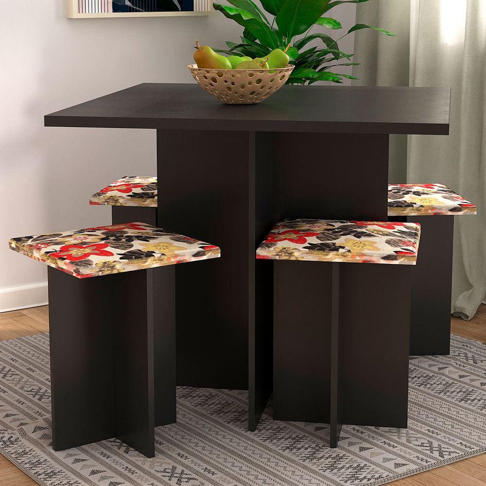 Sala De Jantar 4 Lugares Onix - Hecol Móveis