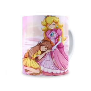 Caneca Super Mario Princesa Peach e Daisy