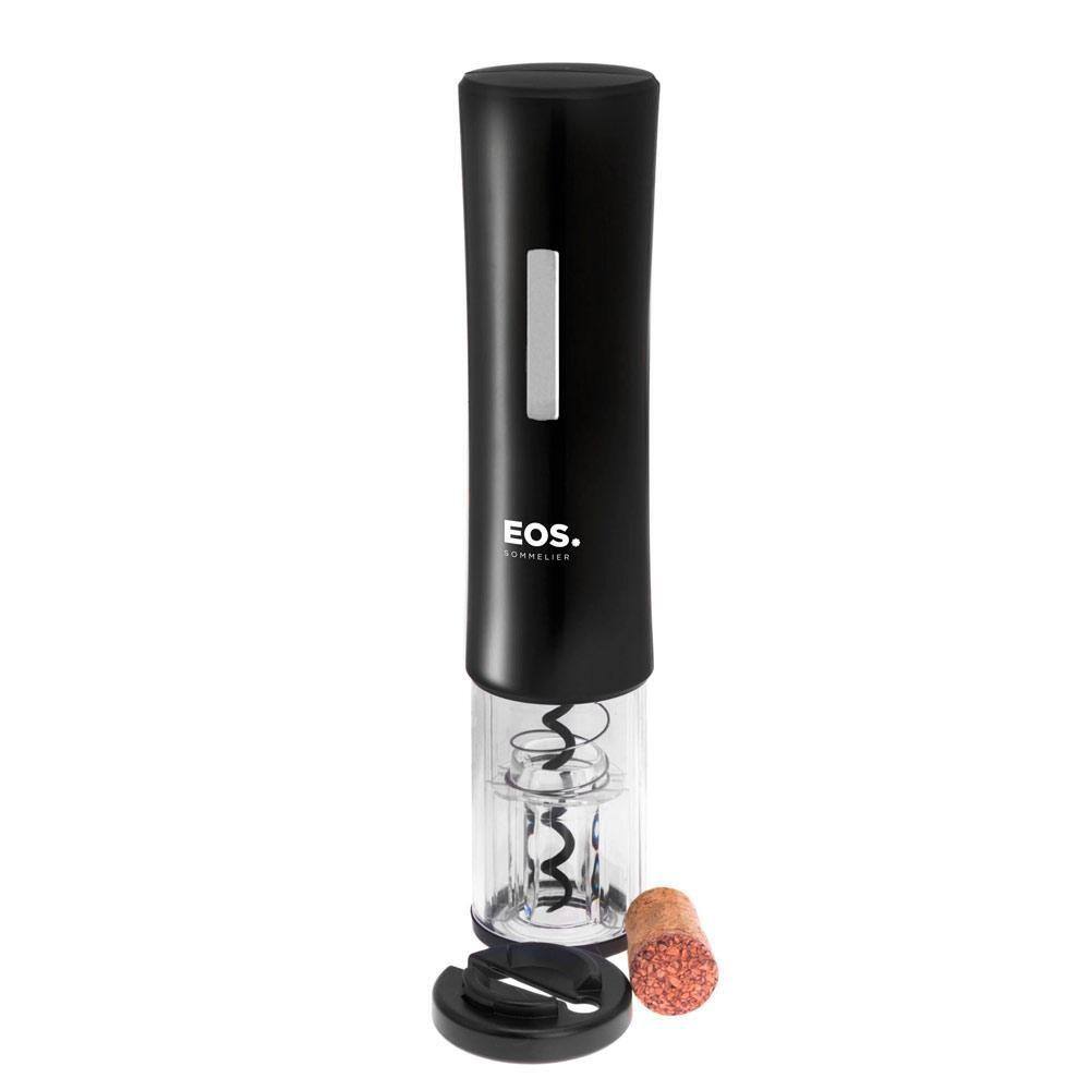 Abridor De Vinho Sommelier Elétrico Preto A Pilha EAB01P - EOS