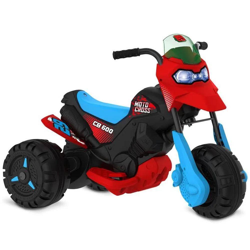 Moto Eletrica Infantil Motocross Rosa Homeplay 242