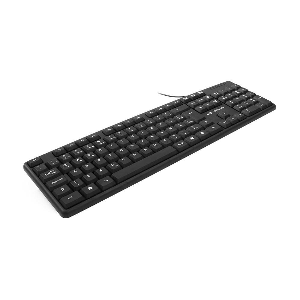 Kit Teclado e Mouse Com Fio USB C3Tech