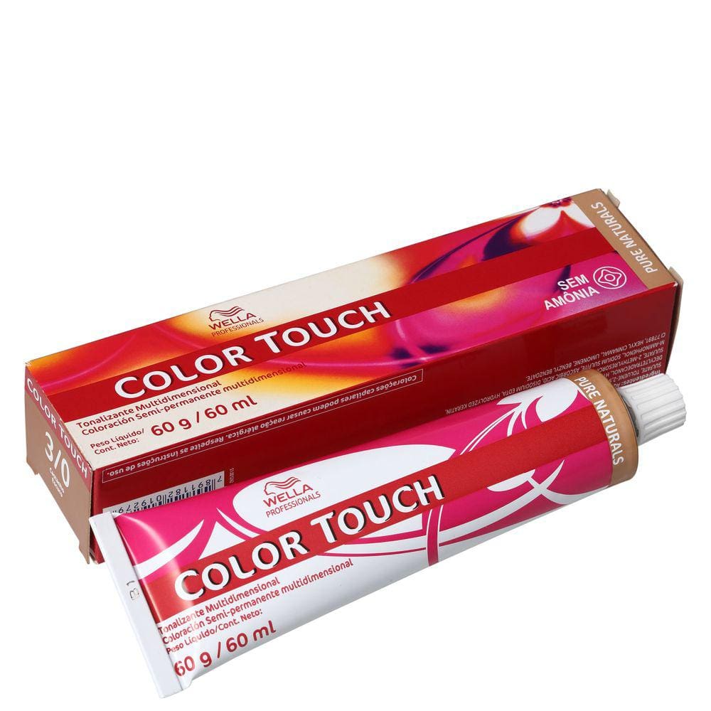 Wella Color Touch 3/0 Castanho Escuro - Tonalizante 60g BLZ