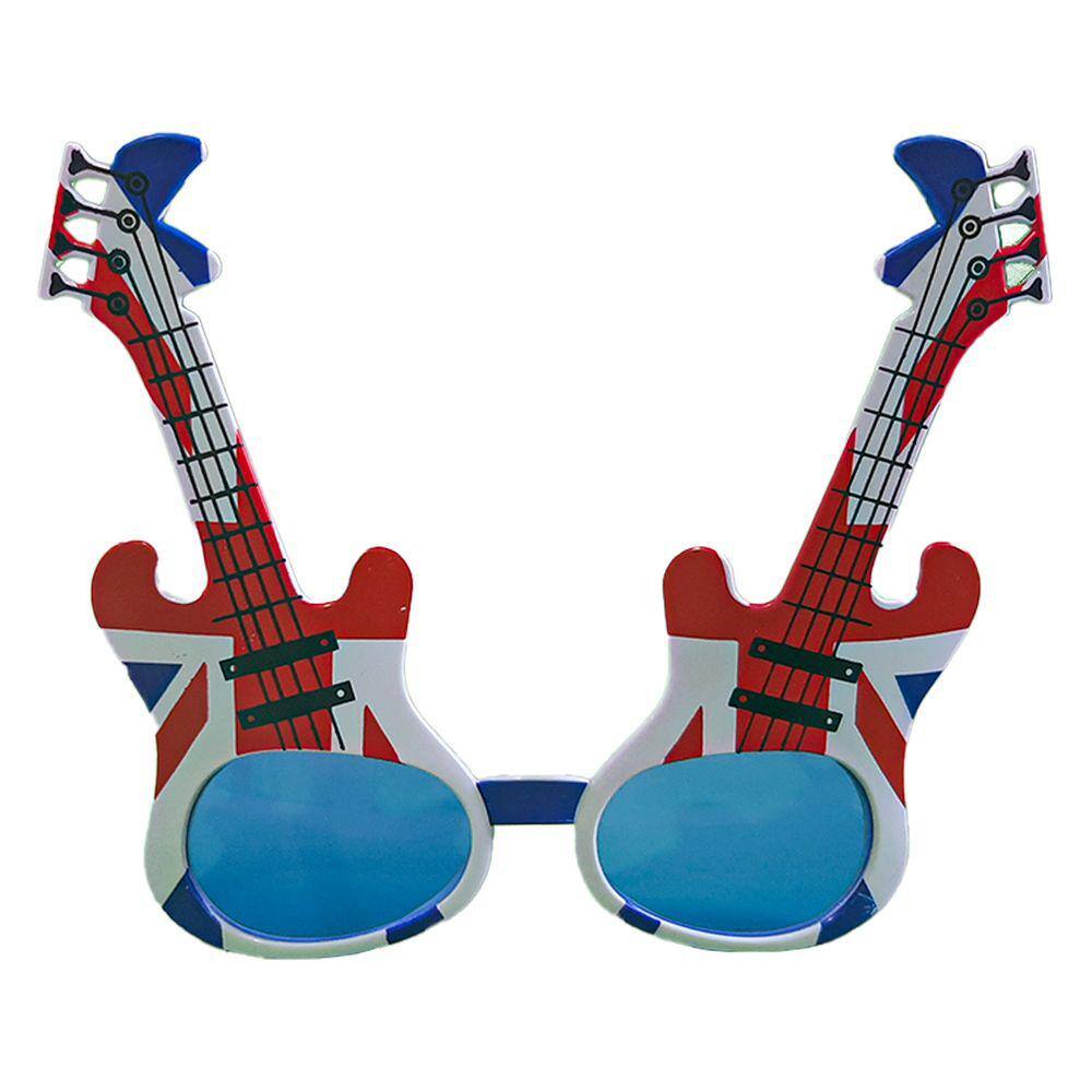 Óculos Escuros de Plástico para Festa Guitarra