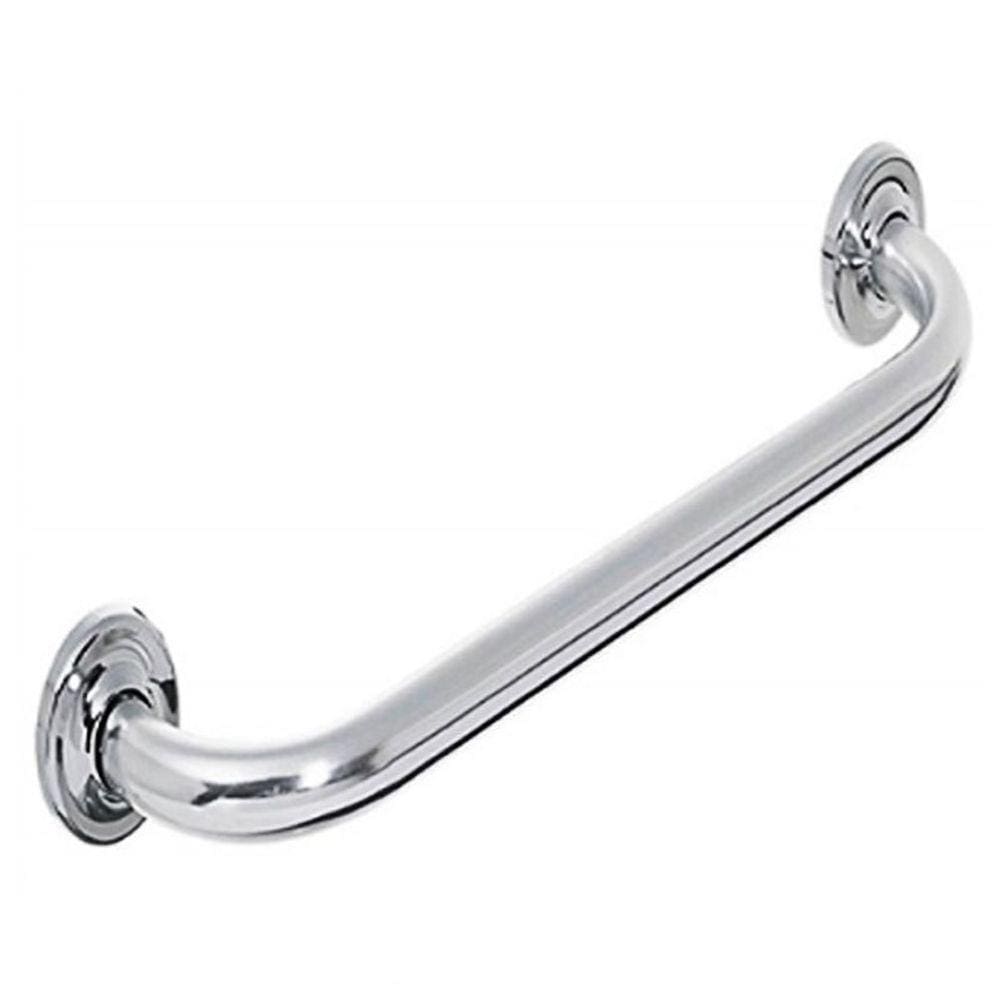 Alça Apoio Banheiro Inox Reta Idoso Cadeirante Acessibilidade Deficiente Kit 2 Unidades