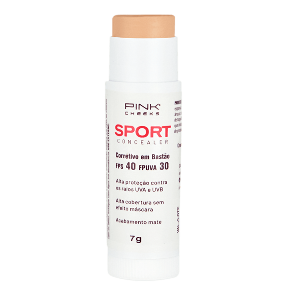 Pink Cheeks Sport Make Up Bege Neutro Corretivo Compacto Blz
