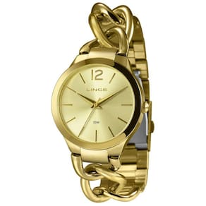 Relógio Lince Feminino Ref: Lrg4734l40 C2kx Bracelete Dourado