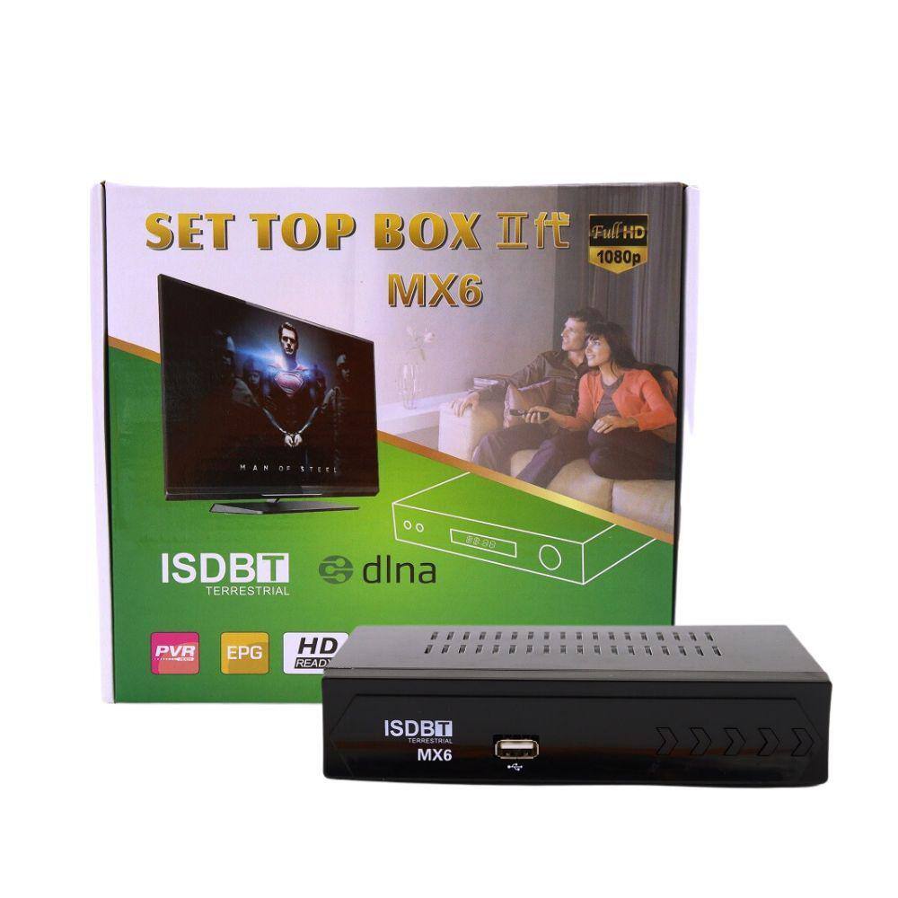 Conversor digital tv sinal digital isdb t set top box full hd hdmi