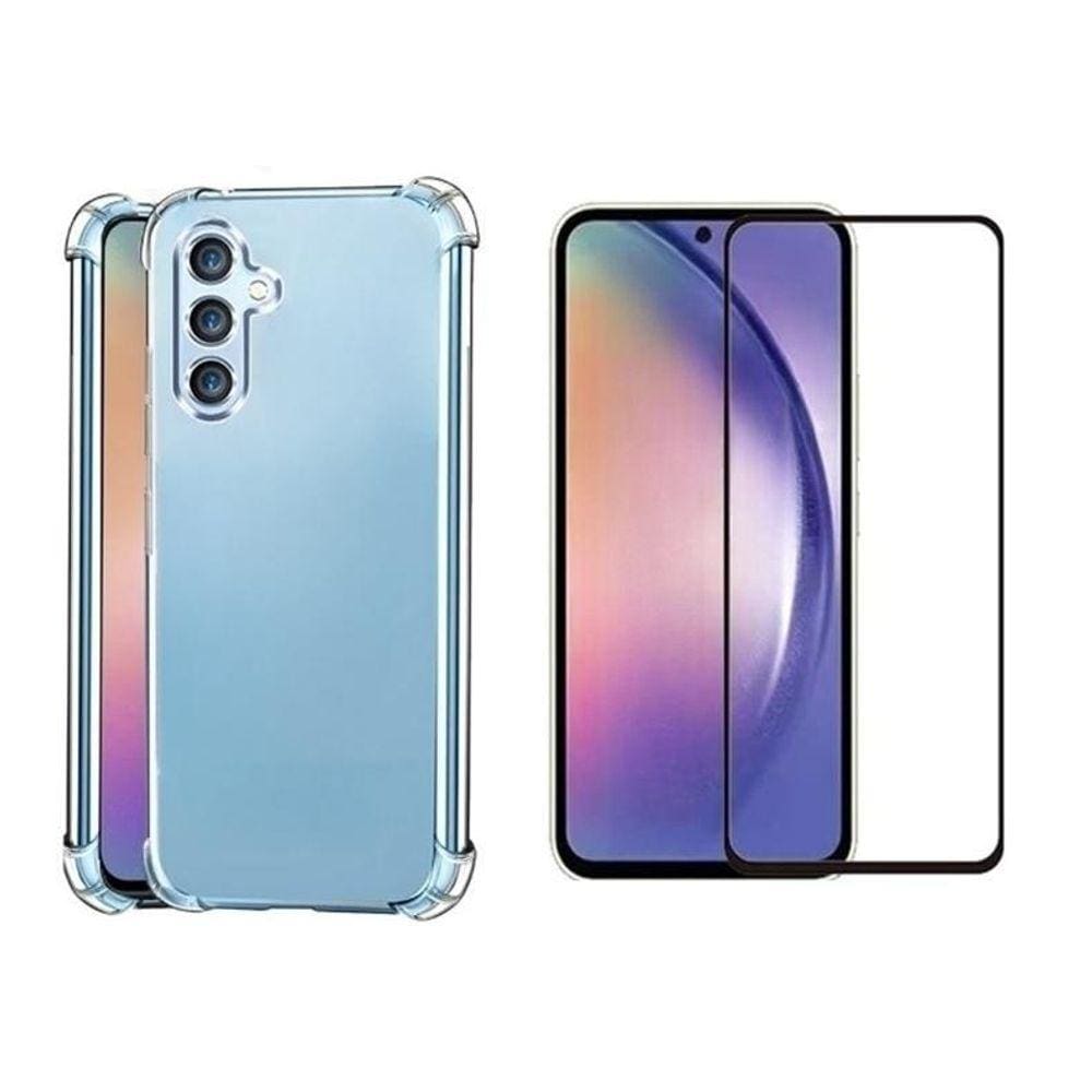 Capa Capinha + Película Vidro 3D Para Samsung Galaxy A54