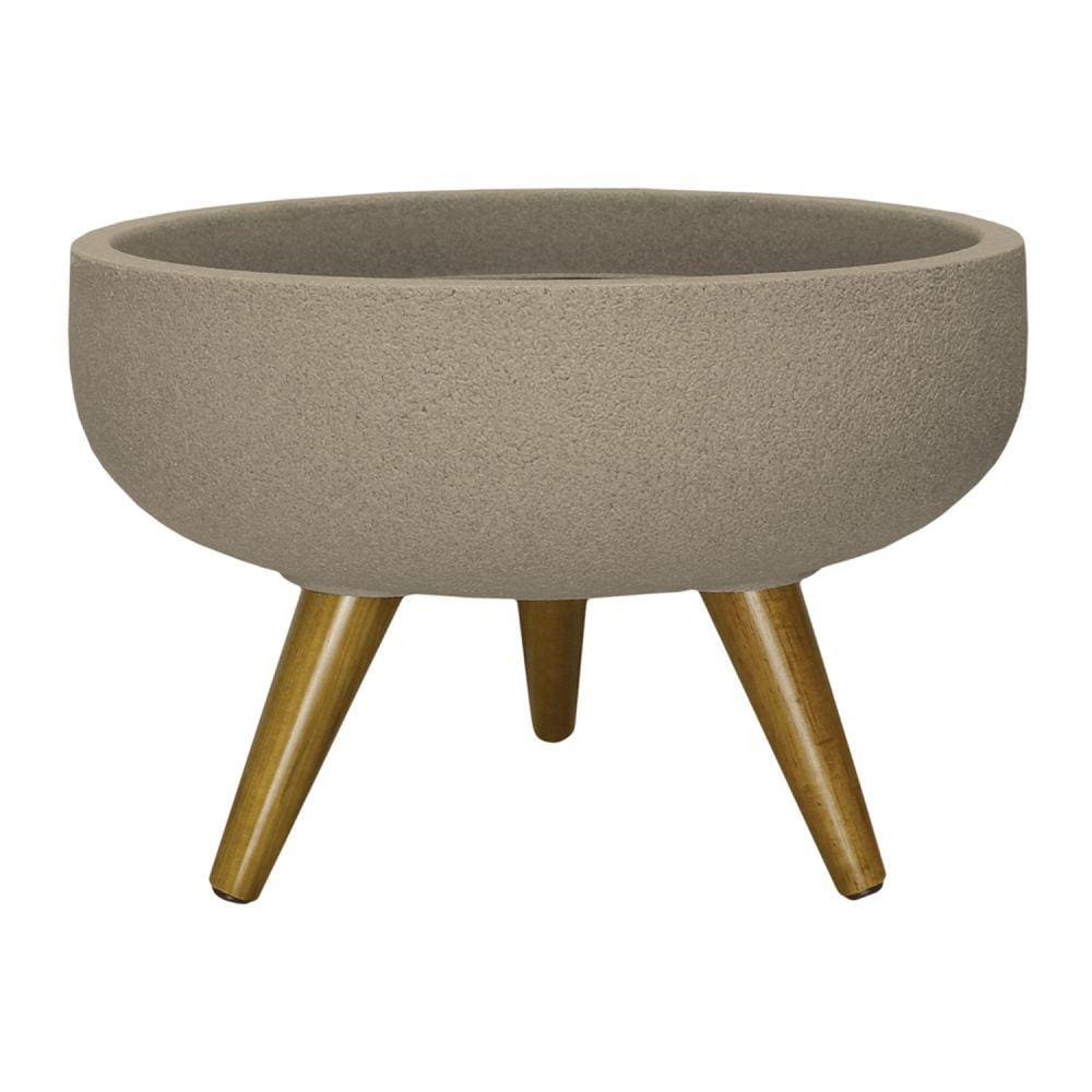 Vaso Bacia Decorativa Redondo Decore 45cm Japi Mármore