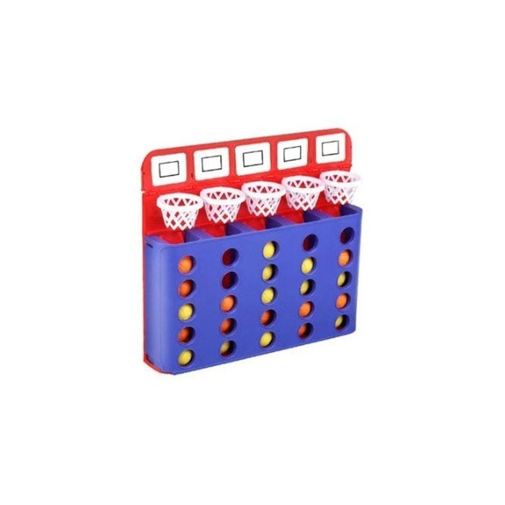 Jogo Super Basquete Brinquedo Basketball Duplo Bolinhas