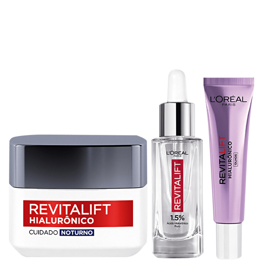 Kit L`Oréal Paris Revitalift Hialurônico (3 Produtos)