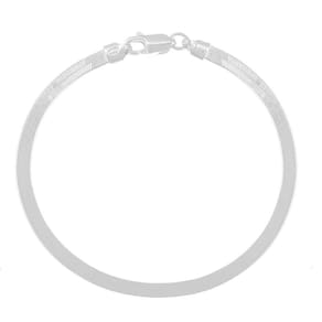 Pulseira De Prata 925 Feminina Laminada