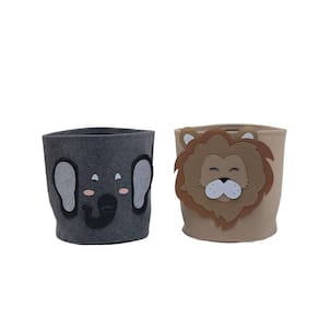 Kit 2 cestos organizadores infantis roupas e brinquedos - Oikos