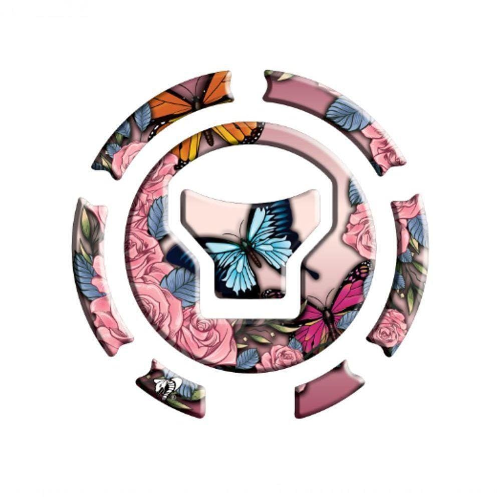 Adesivo Bocal Cb Twister Cg Titan / Fan / Start 160 +2018 Borboleta Rosa