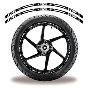 Friso De Roda Adesivo Refletivo Moto Xj6 Preto