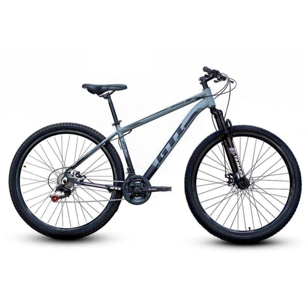 Bicicleta GTI Roma Aro 29 Quadro 19 Alumínio cinza/preto 24V.