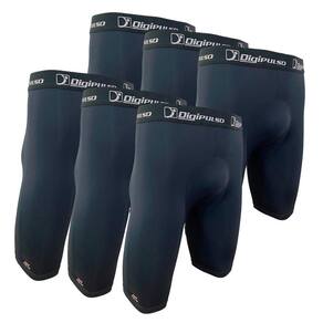 Kit 6 Bermuda Masculina Térmica Acolchoada Proteção Lesão