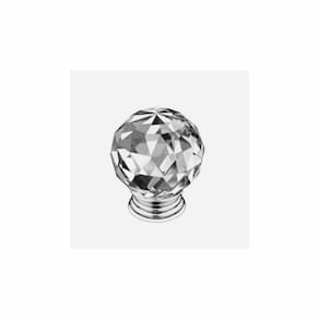 Maçaneta Puxador Cristal Diamante Gaveta Porta 20Mm