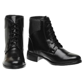 Bota Coturno Feminina Cadarço Cano Curto Inverno Confortável
