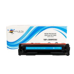Toner Compatível Com Hp W2021a 414A M454dw M454dn M479fdw M479dw M479fdn Ciano Sem Chip 2.100 Páginas - Cartucho & Cia
