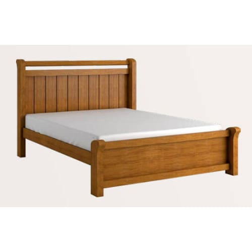 imagem-Cama Casal Queen 1,60m  MDF reforçada - Zara -Nature - Bianchi Móveis - Marrom