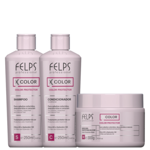 Kit Felps Profissional Xcolor Trio (3 Produtos) Blz