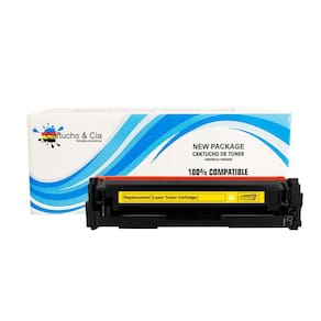 Toner Compatível Com Hp W2022a 414A M454dw M454dn M479fdw M479dw M479fdn Yellow Sem Chip 2.100 Páginas - Cartucho & Cia