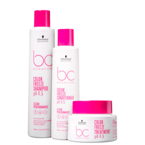 Kit Schwarzkopf Professional BC Bonacure Clean Performance Color Freeze Trio (3 Produtos)