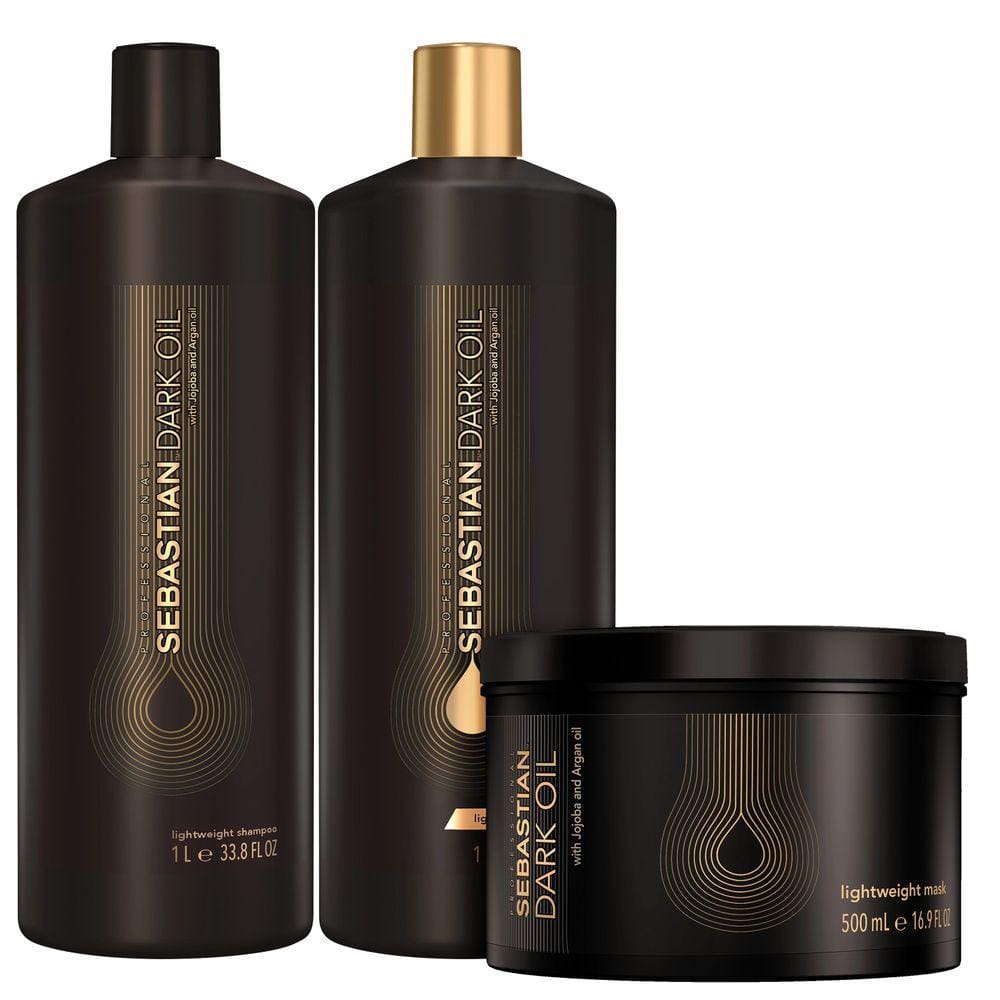 Kit Sebastian Professional Dark Oil Salon Trio (3 Produtos)