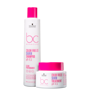 Kit Schwarzkopf Professional BC Bonacure Clean Performance Color Freeze Silver Dupla (2 Produtos)