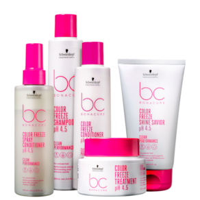 Kit Schwarzkopf Professional BC Bonacure Clean Performance Color Freeze Quinteto (5 Produtos)