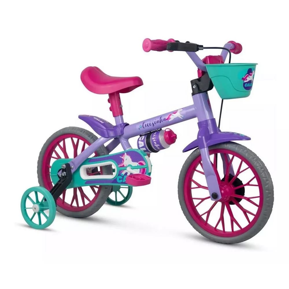 Bicicleta Caloi Cecizinha Aro 12 Rígida 1 Marcha - Roxo