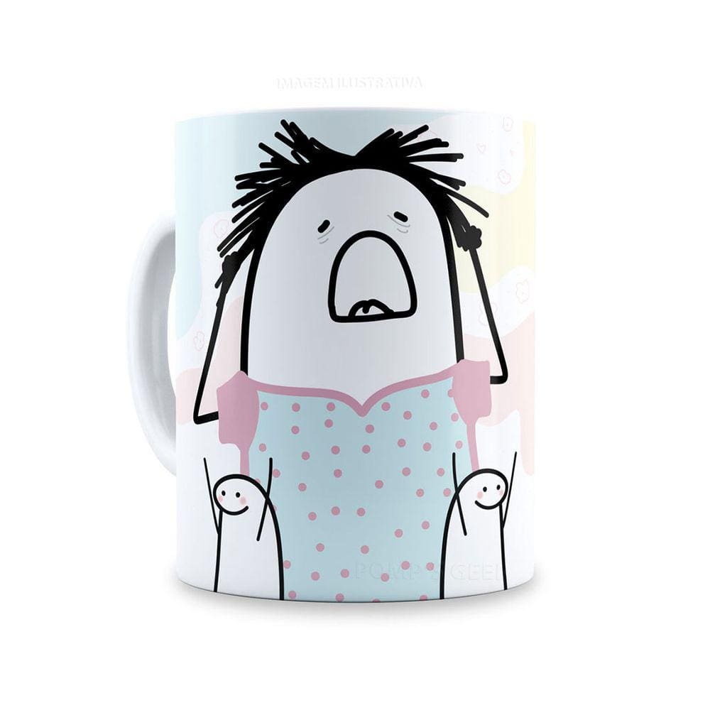 Caneca Dia Das Maes Eu Era Normal Flork 005