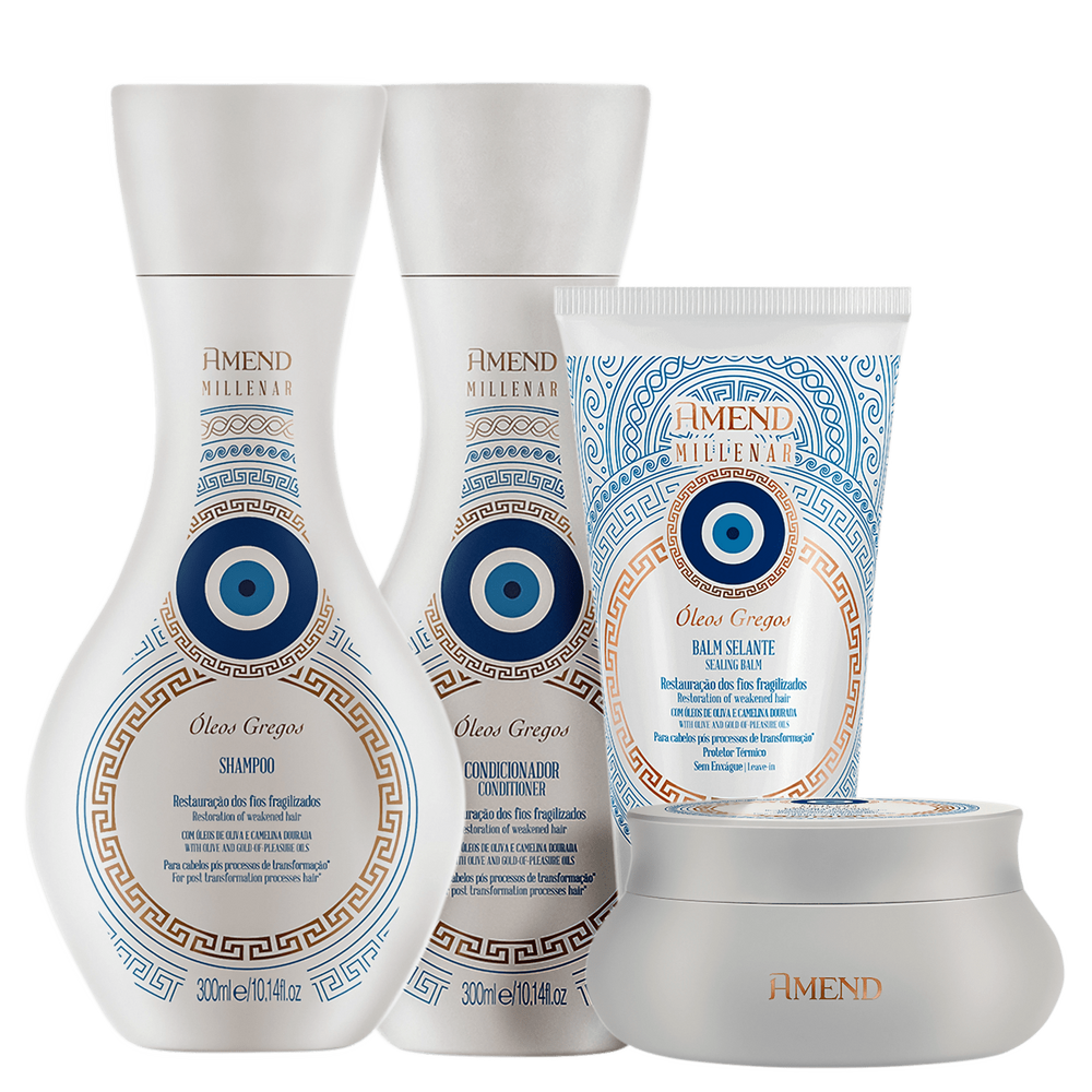 Kit Amend Millenar Óleos Gregos Treatment (4 Produtos)