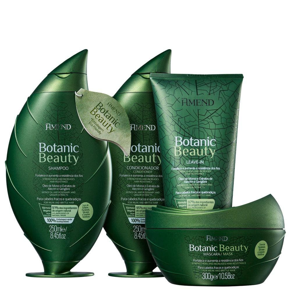 Kit Amend Botanic Óleo Monoi e Extratos Completo (4 Prod)