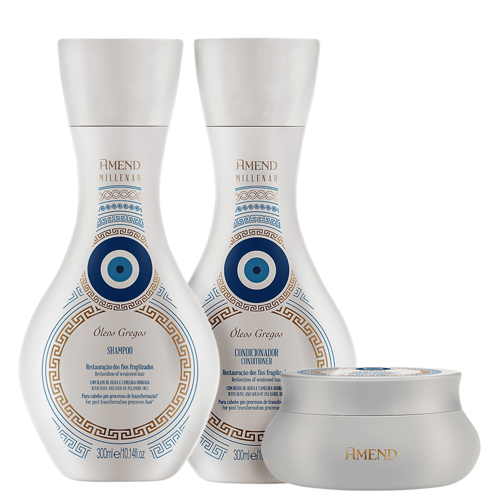 Kit Amend Millenar Óleos Gregos Trio (3 Produtos)