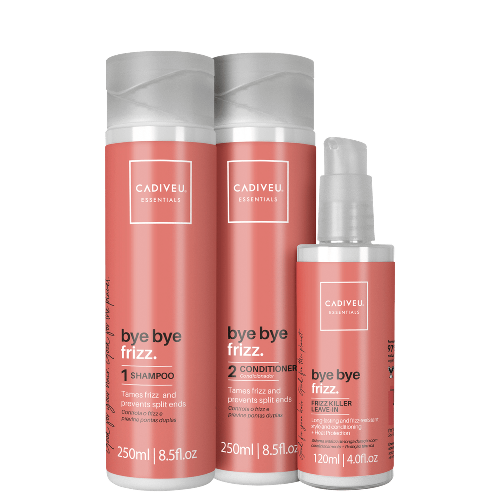 Kit Cadiveu Bye Bye Frizz Alinhamento (3 Produtos)