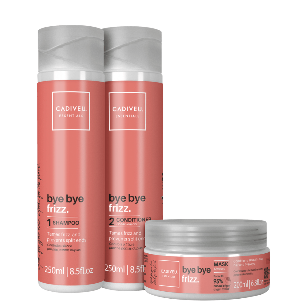 Kit Cadiveu Bye Bye Frizz Nutrição (3 Produtos)