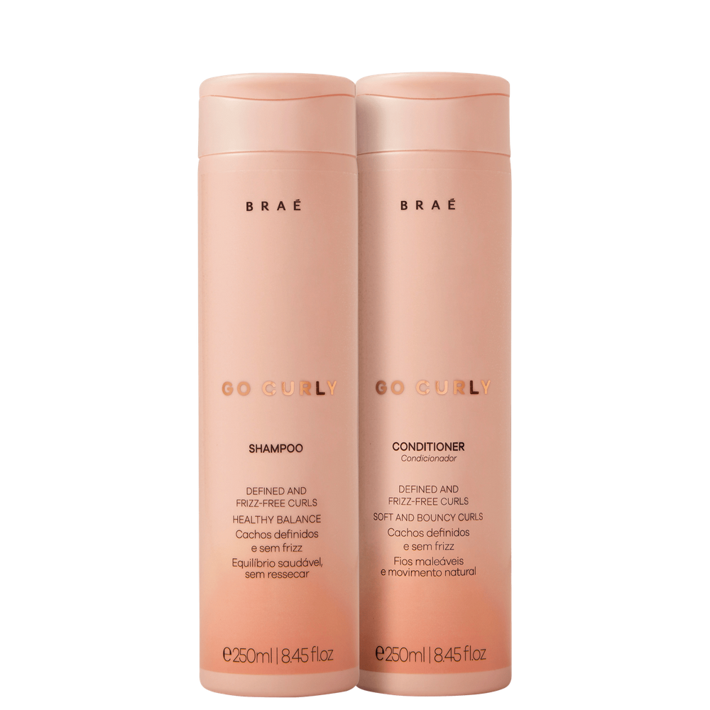 Kit Braé Go Curly Duo (2 Produtos)