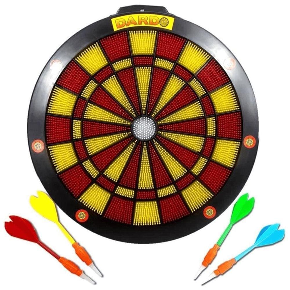 Jogo de Dardos Grande Braskit com 4 Dardos Acerte o Alvo