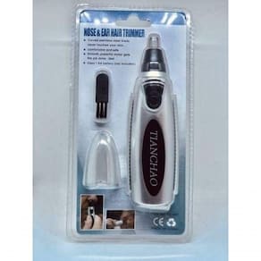 Aparador Depilador De Pelos Nasal Nariz Ouvido Orelha Cabelo Preto/prata