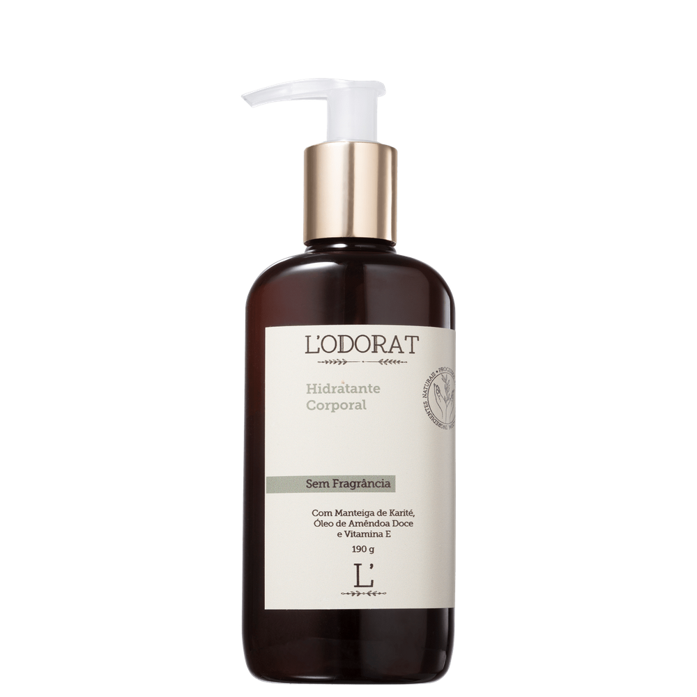 L’ODORAT Sem Fragrância - Hidratante Corporal 190g